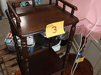 Lot 3 - houten bijzettafeltje - afbeelding 3 van  3