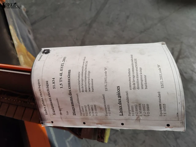 Lot 3 - hubtex zijdelingse boomlifter - afbeelding 3 van  15