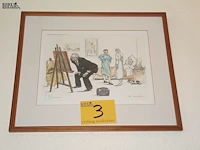 Lot 3 - kader met tekening