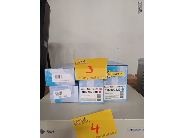Lot 3 - laser toners - 4 stuks - afbeelding 1 van  3