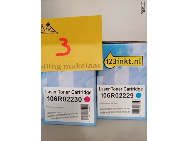 Lot 3 - laser toners - 4 stuks - afbeelding 3 van  3