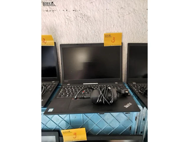 Lot 3 - lenovo thinkpad laptop (15,6 inch) - afbeelding 1 van  2