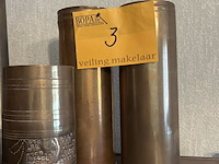 Lot 3 - obussen, 3 stuks, inscriptie 1914 - afbeelding 1 van  6