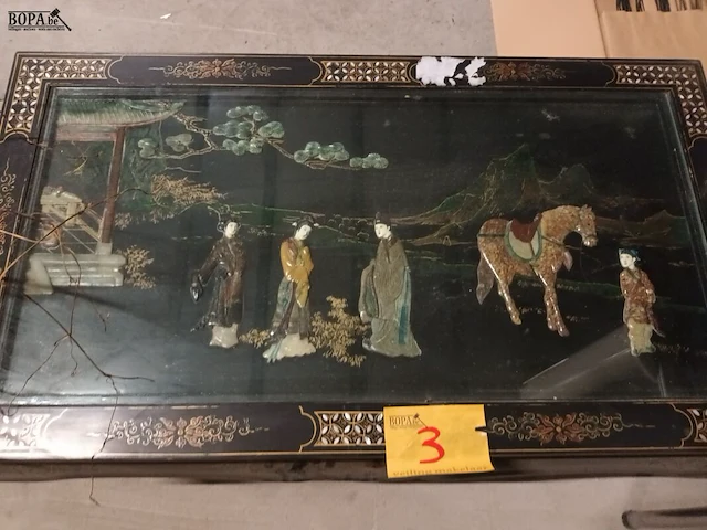 Lot 3 - oosterse salontafel - afbeelding 2 van  3