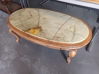 Lot 3 - ovalen salontafel