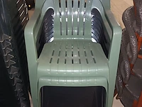 Lot 3 - pvc terrasstoelen. 12 stuks