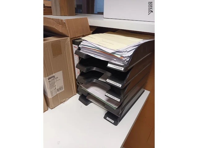 Lot 3 - ringmappen en sorteervakken - afbeelding 3 van  4