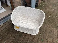 Lot 3 - rotan kinderzitbankje - afbeelding 5 van  5