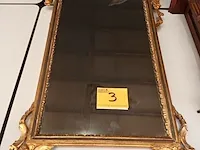 Lot 3 - vergulde spiegel