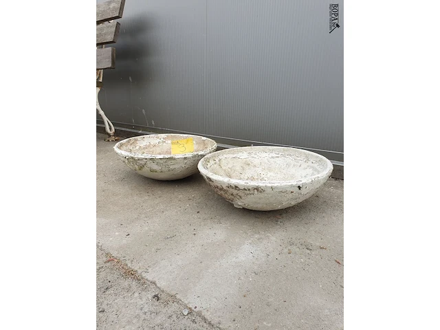 Lot 3 - vintage tuinschaal 2 ex. - afbeelding 3 van  4