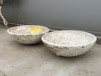 Lot 3 - vintage tuinschaal 2 ex. - afbeelding 3 van  4