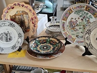 Lot 30 - diverse decoratie borden ong 7 stuks - afbeelding 1 van  13