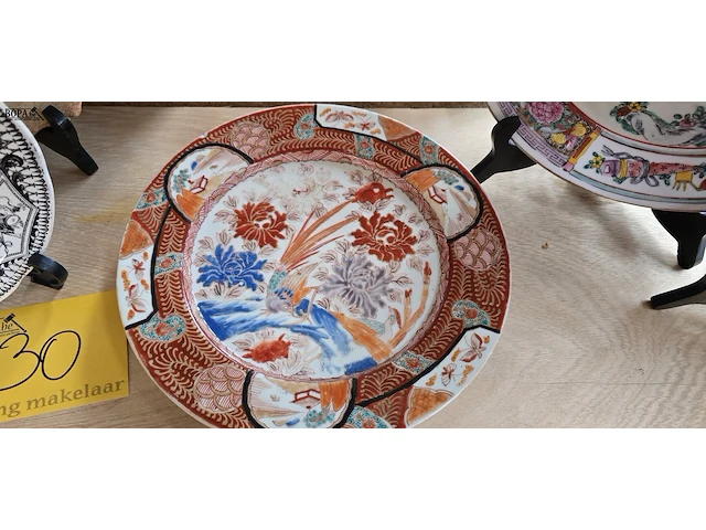 Lot 30 - diverse decoratie borden ong 7 stuks - afbeelding 12 van  13