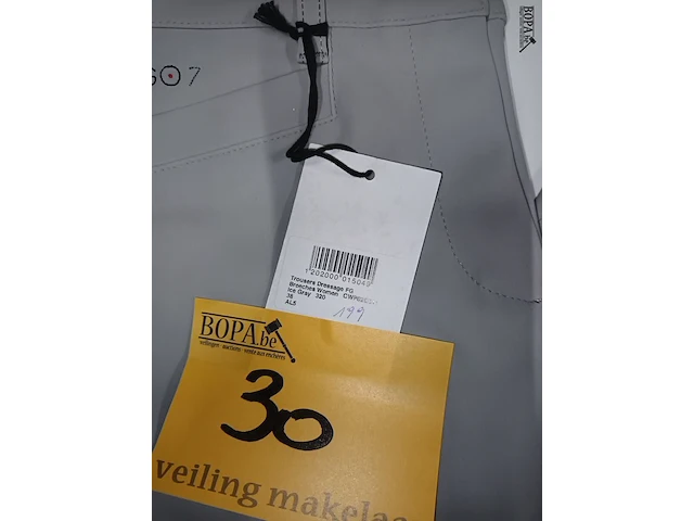Lot 30 - dressage broek women ego7 ice grey - afbeelding 2 van  2