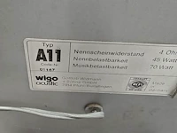 Lot 30 - speakers wigo agostic a 11 2 stuks - afbeelding 3 van  4