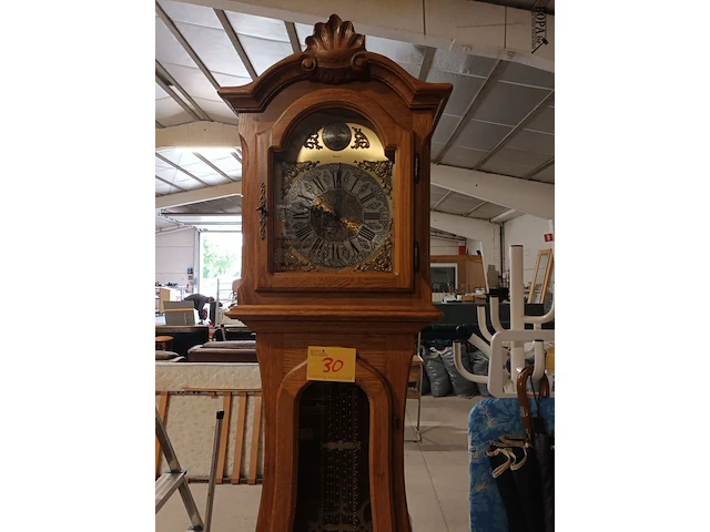 Lot 30 - staande klok - afbeelding 1 van  5