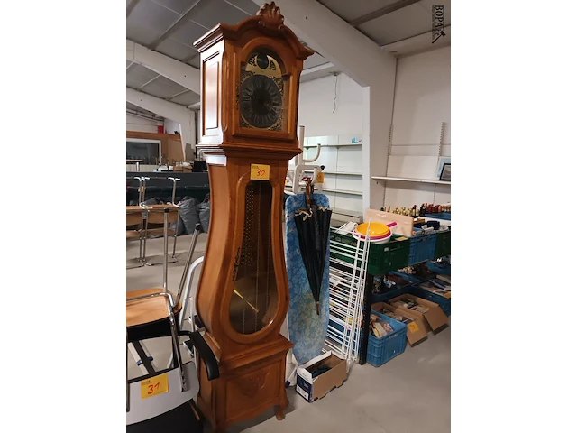 Lot 30 - staande klok - afbeelding 2 van  5