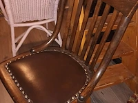 Lot 303 - antieke bureaustoel - afbeelding 3 van  3