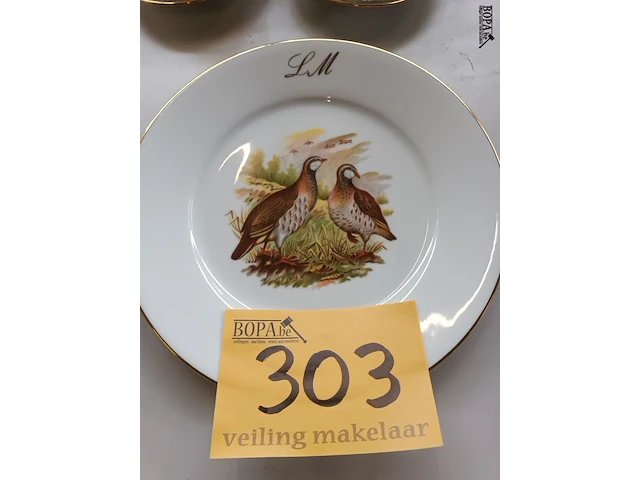 Lot 303 - decoratie limoges porselein. 7 stuks - afbeelding 3 van  5