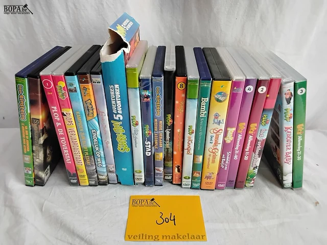 Lot 304 - lot dvd's, kinderen, 23 stuks - afbeelding 1 van  1