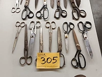 Lot 305 - naaischaren. 20 stuks - afbeelding 1 van  4