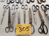 Lot 305 - naaischaren. 20 stuks - afbeelding 4 van  4