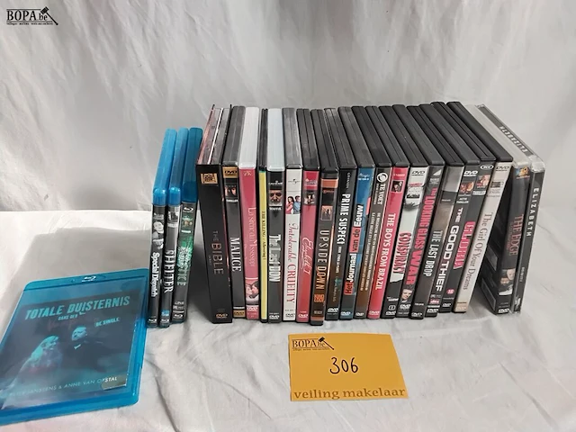 Lot 306 - lot dvd's, films, 20 stuks en blue-rays, films, 4 stuks - afbeelding 1 van  1