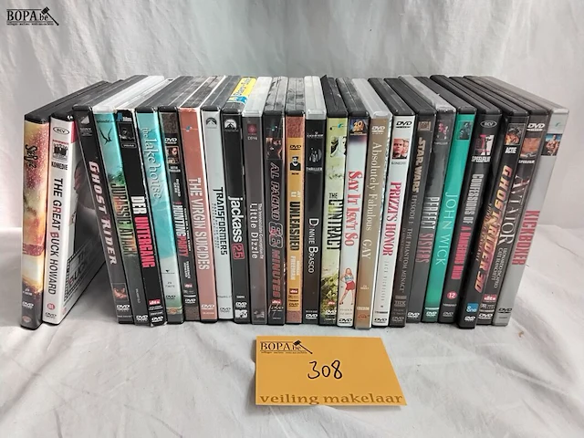 Lot 308 - lot dvd's, films, 25 stuks - afbeelding 1 van  1