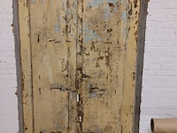 Lot 308 - rustieke houten deur met lijst - afbeelding 2 van  4