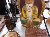 Lot 309 - houten decoratie. 20 stuks - afbeelding 2 van  5