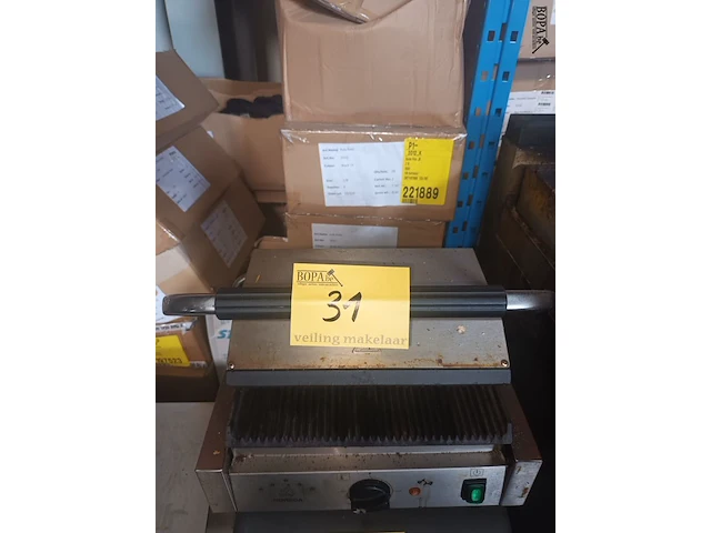 Lot 31 - contact grill select horeca - afbeelding 1 van  3