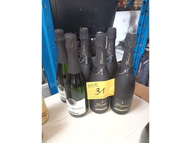 Lot 31 - flessen cava. 6 stuks - afbeelding 1 van  4