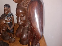 Lot 31 - houten decoratie. 9 stuks - afbeelding 3 van  4