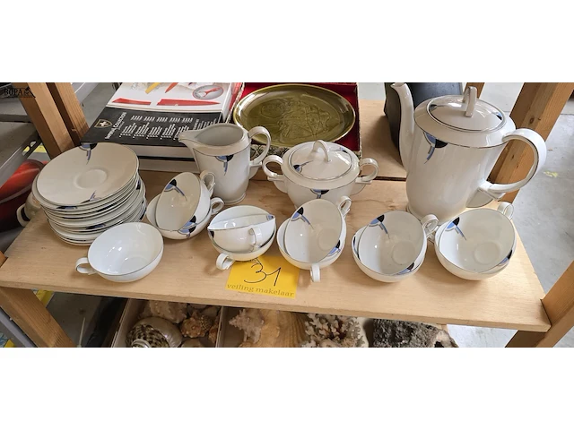 Lot 31 - koffieservies 26 delig - afbeelding 1 van  3