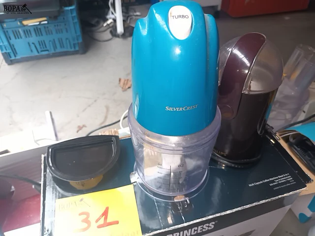 Lot 31 - koffiezet, mixer en koffiemolen - afbeelding 3 van  3