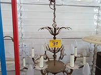 Lot 31 - koperen luster - afbeelding 1 van  8