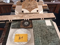 Lot 31 - lot marmer en natuursteen - afbeelding 1 van  5