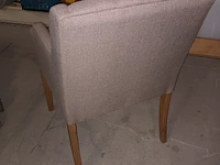 Lot 31 - stoffen armstoelen. 4 stuks - afbeelding 3 van  4