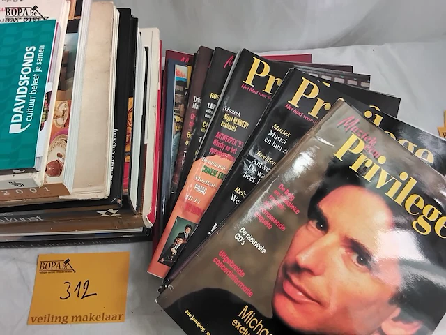 Lot 312 - lot kunst boeken en privilege tijdschriten - afbeelding 3 van  3