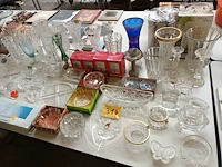 Lot 314 - glaswerk en kristal. 55 stuks - afbeelding 1 van  7