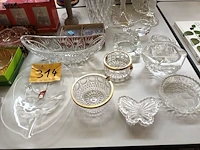 Lot 314 - glaswerk en kristal. 55 stuks - afbeelding 2 van  7