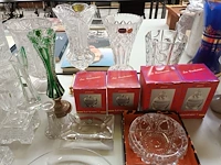 Lot 314 - glaswerk en kristal. 55 stuks - afbeelding 4 van  7