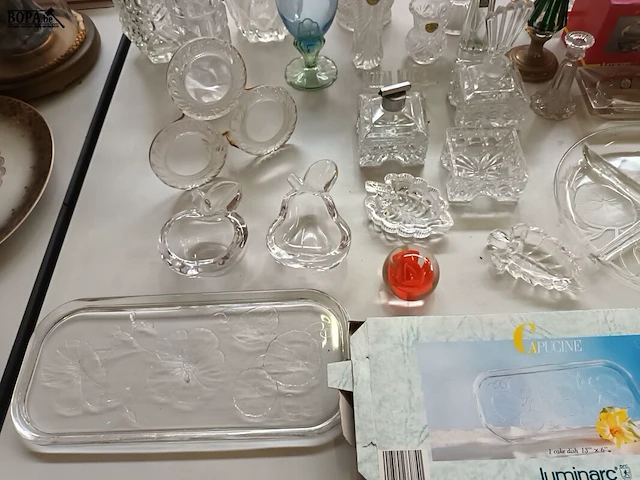 Lot 314 - glaswerk en kristal. 55 stuks - afbeelding 6 van  7