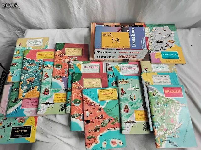 Lot 314 - lot boeken, reizen - afbeelding 2 van  2