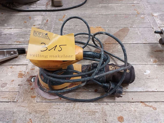 Lot 315 - excentrische schuurmachine dewalt - afbeelding 2 van  4