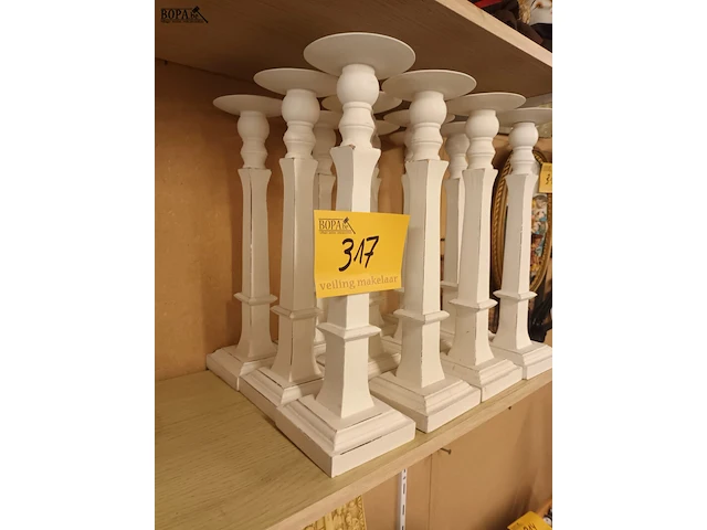 Lot 317 - kandelaars. 12 stuks - afbeelding 2 van  2