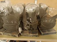 Lot 318 - theelichthouders. 22 stuks - afbeelding 4 van  4