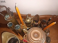 Lot 32 - koperen decoratie. 15 stuks - afbeelding 4 van  4