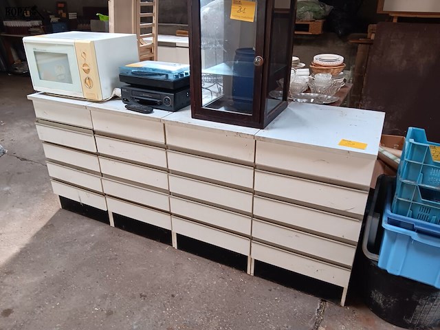 Lot 32 - ladekastjes. 4 stuks - afbeelding 1 van  2