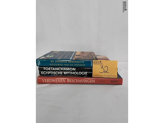 Lot 32 - lot boeken, beschaving egypte oudheid, 4 stuks - afbeelding 1 van  1